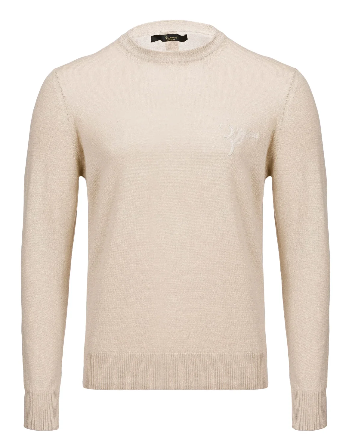 Pullover Round Neck LS "Wilfred", цвет: Бежевый