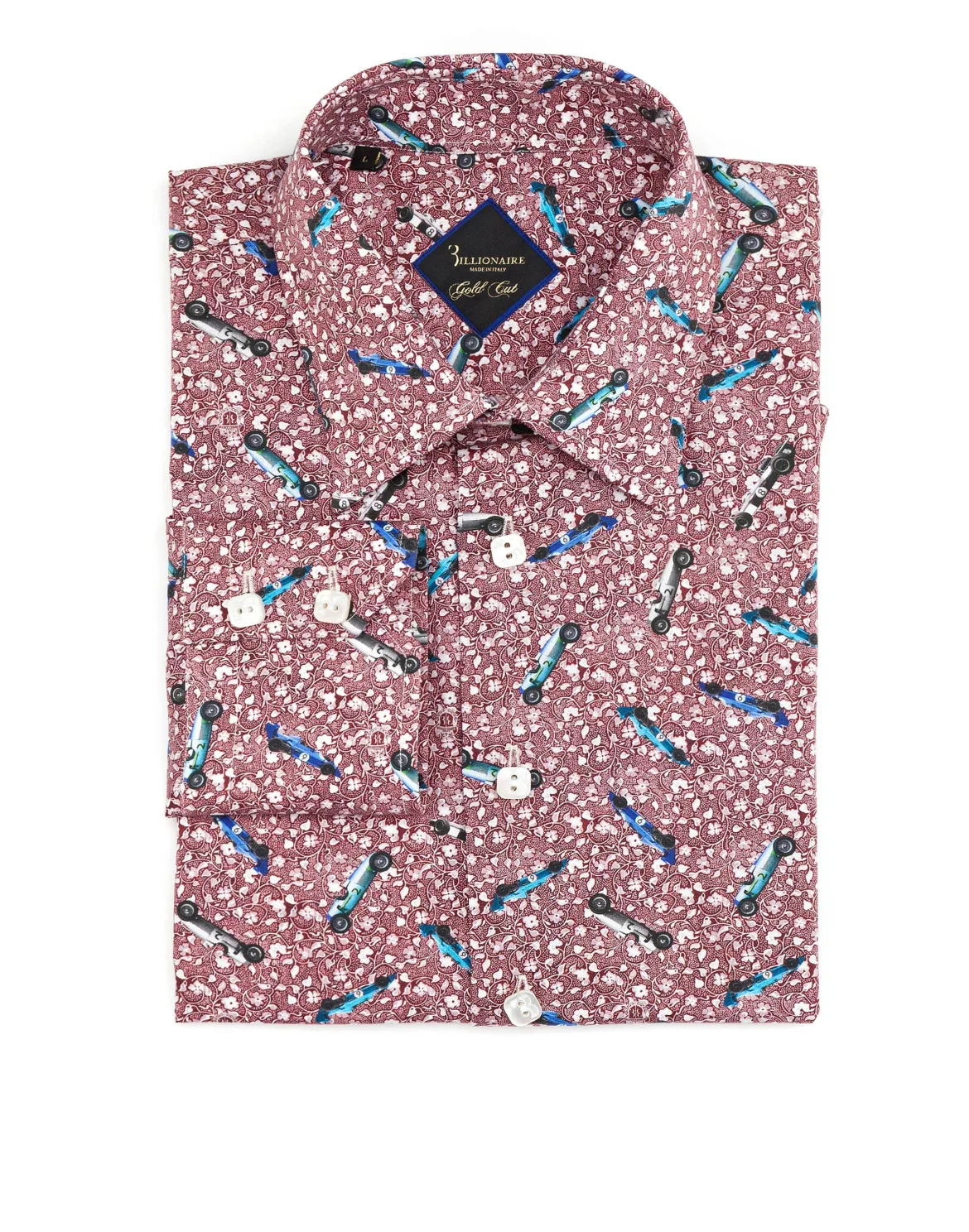 Shirt Gold Cut LS "Alden", цвет: Красный