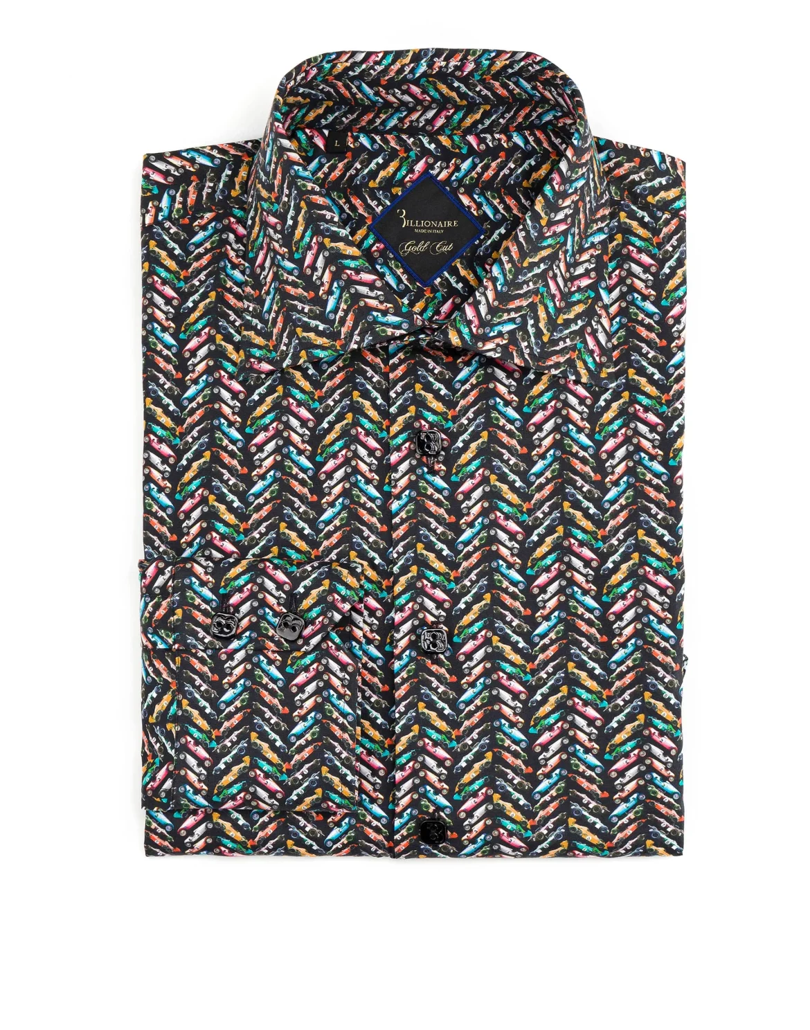 Shirt Gold Cut LS "Alphonzo", цвет: Мультиколор