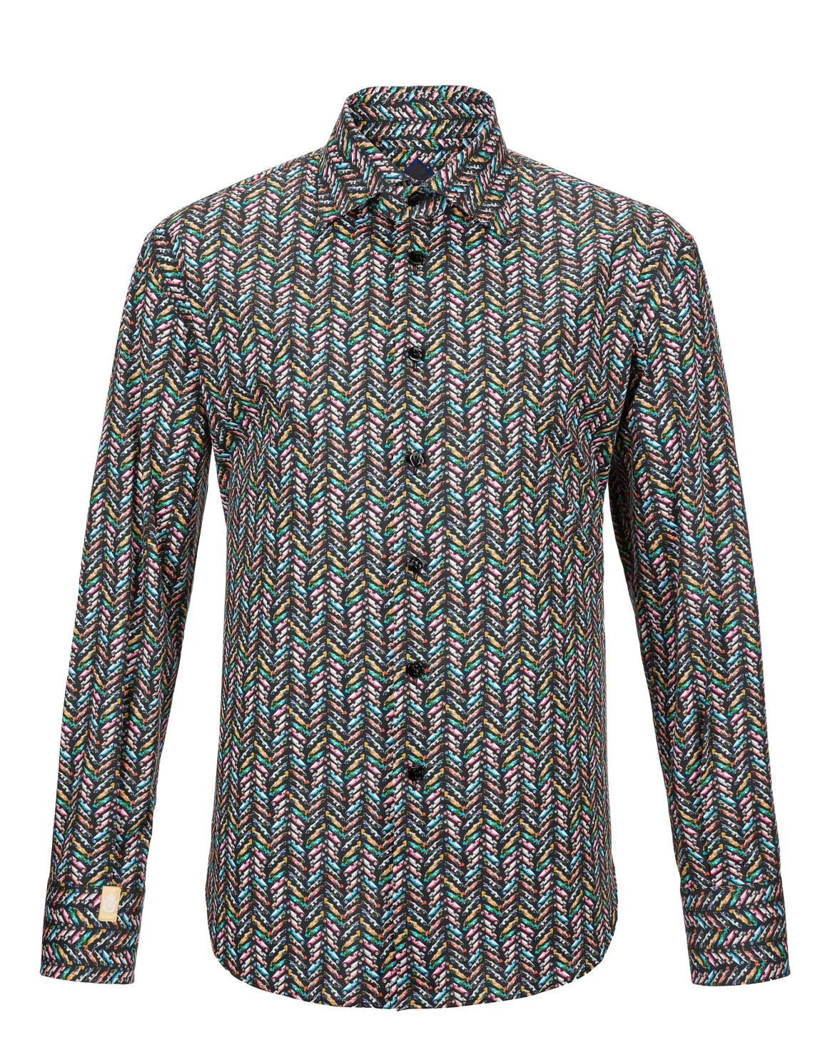 Shirt Gold Cut LS "Alphonzo", цвет: Мультиколор