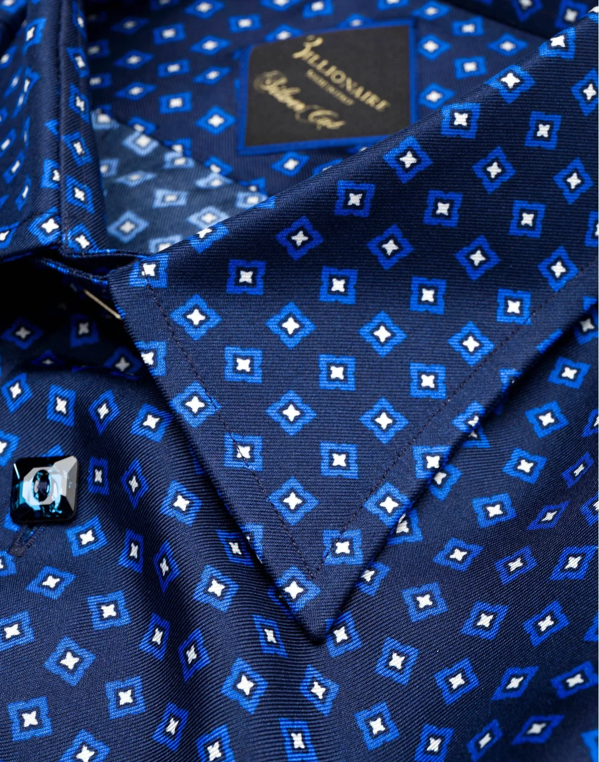Shirt Silver Cut LS "Brock", цвет: Синий
