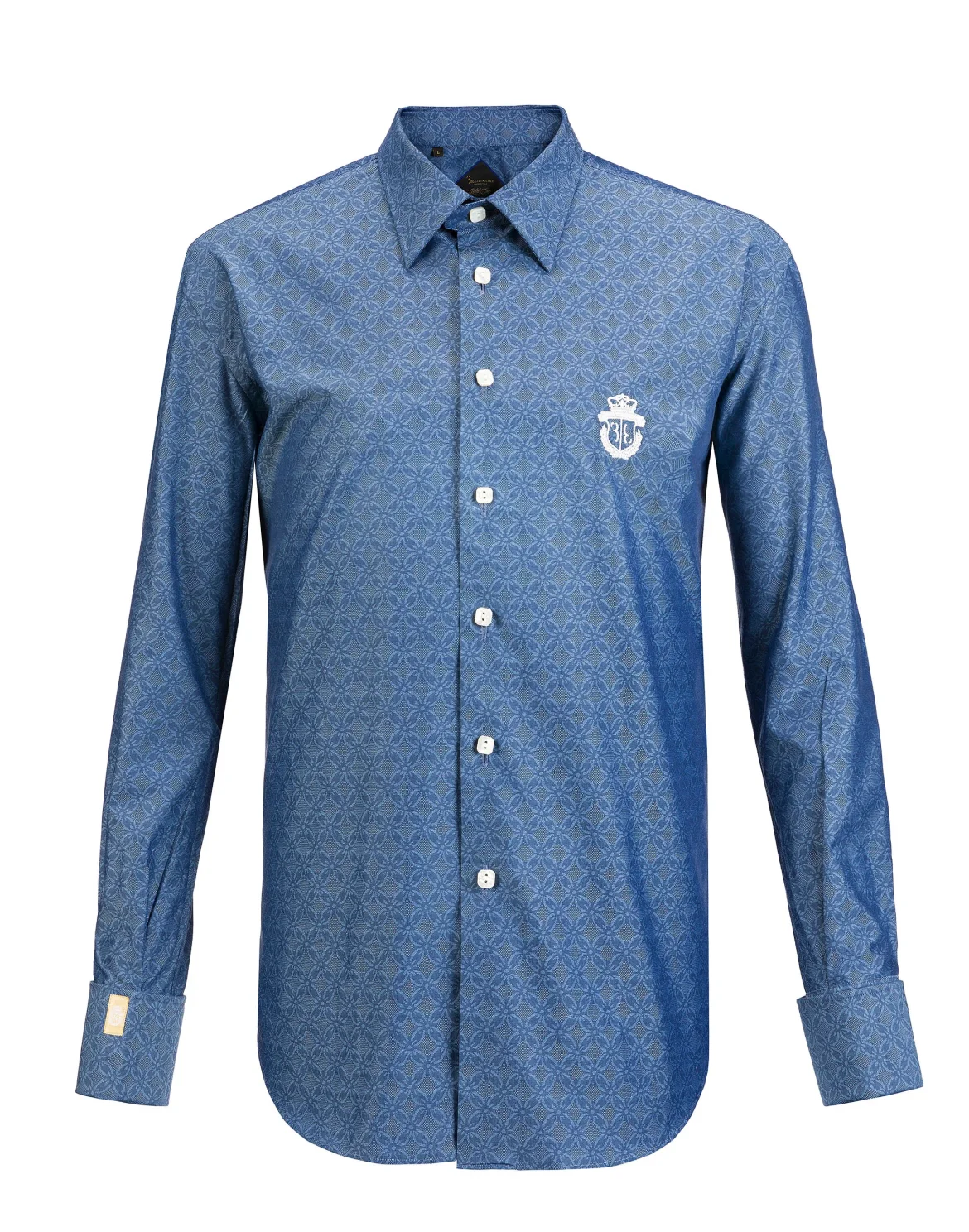 Shirt Gold Cut LS "Carlton", цвет: Синий