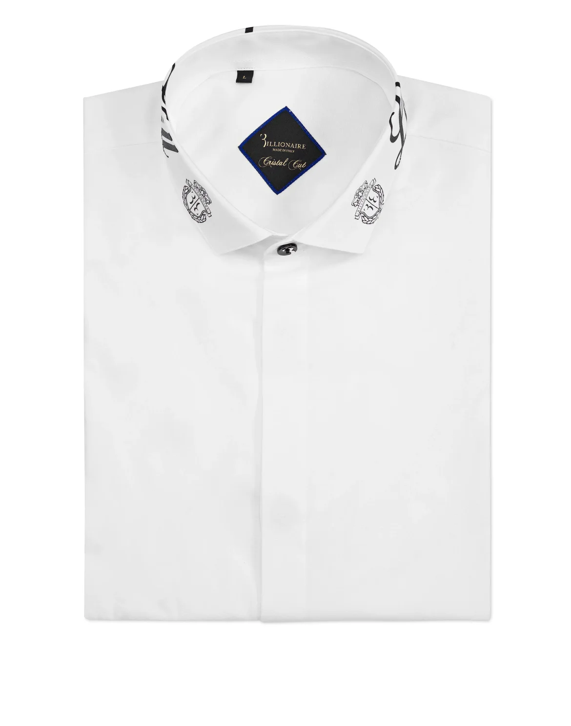 Shirt Crystal cut LS "Cyprien", цвет: Белый