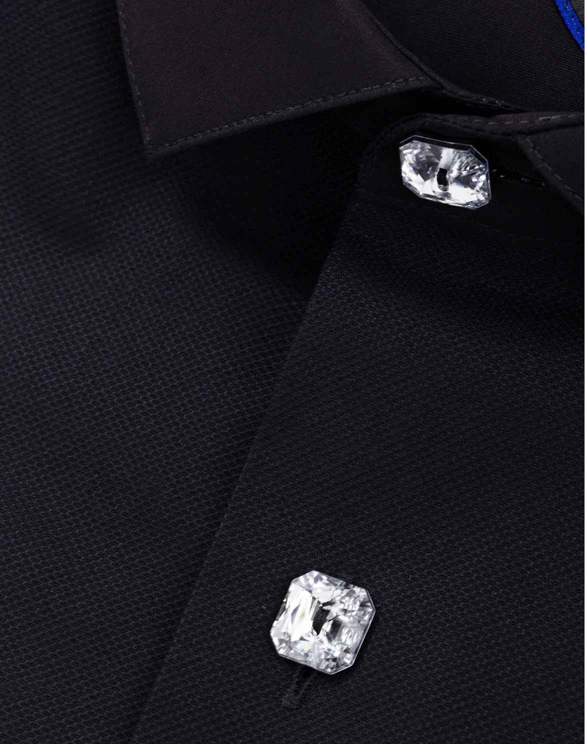 Shirt Silver Cut LS "Dorian", цвет: Черный