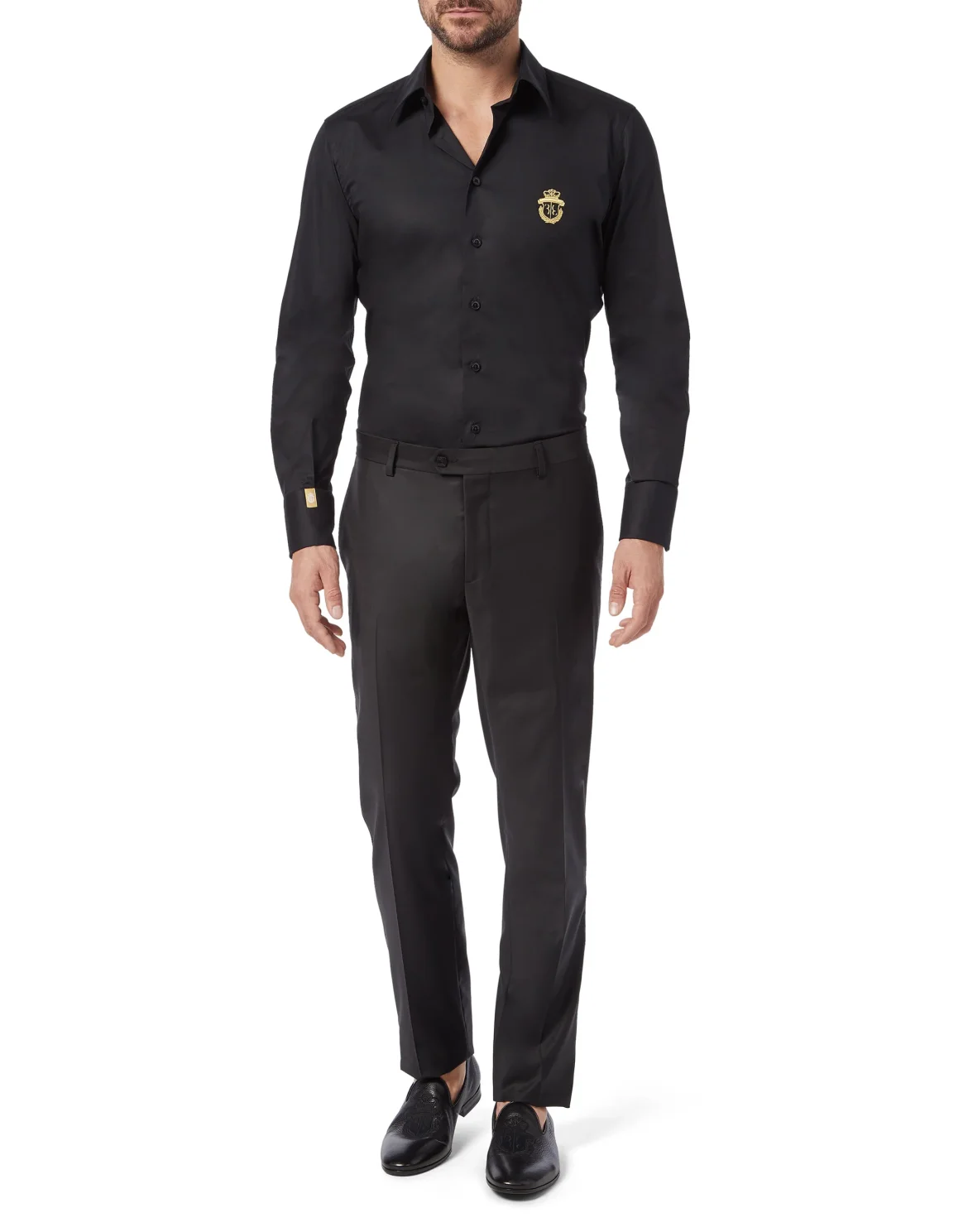 Shirt Silver Cut LS "Genf", цвет: Черный