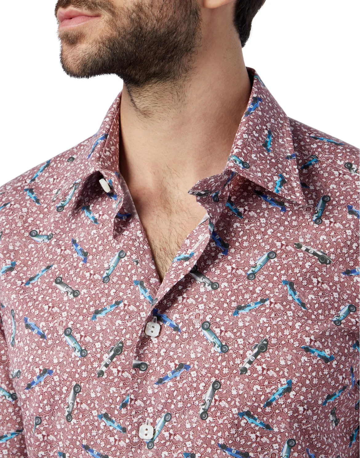Shirt Silver Cut SS "Albert", цвет: Красный