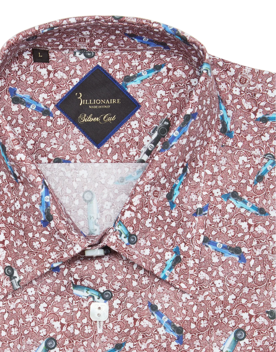 Shirt Silver Cut SS "Albert", цвет: Красный