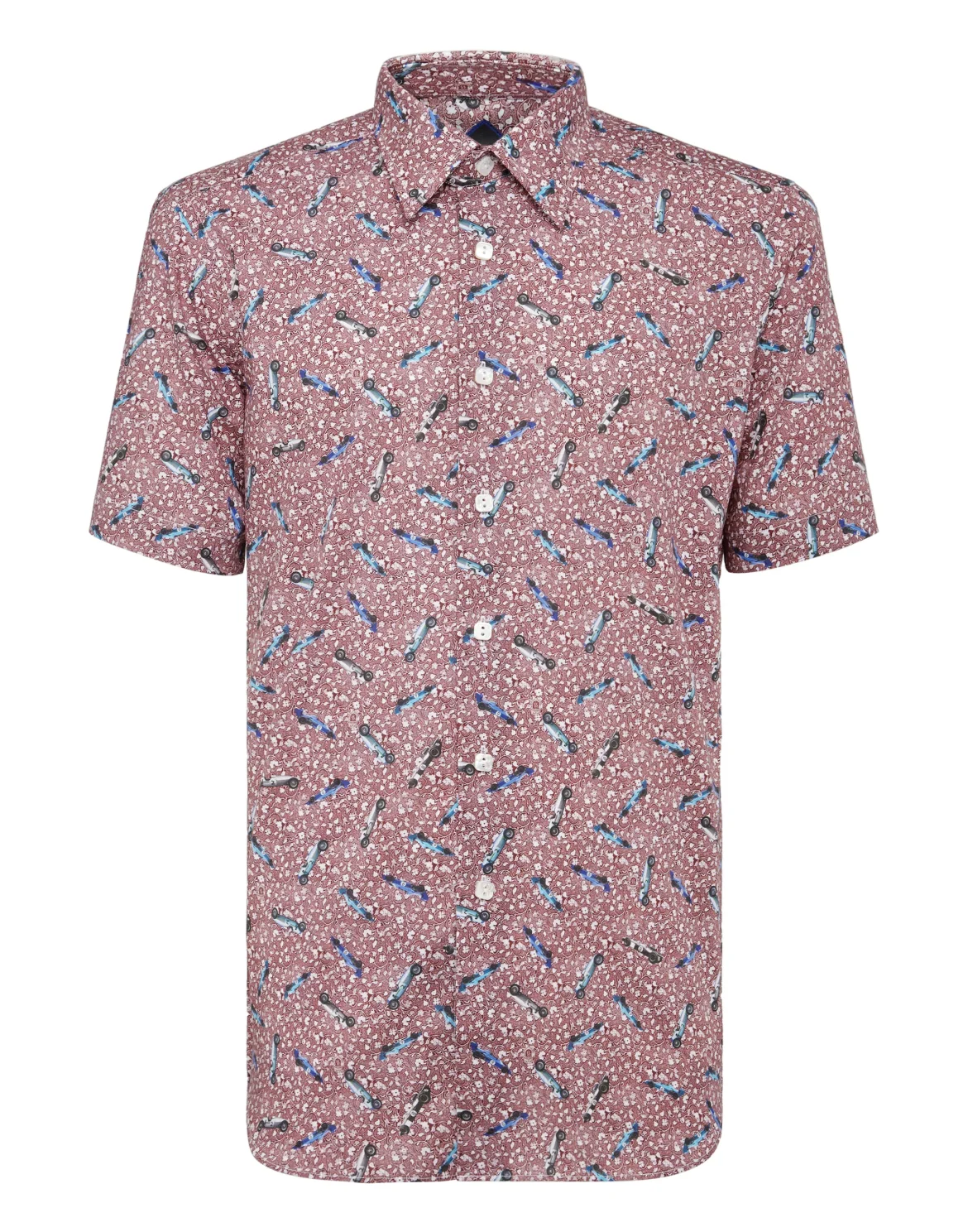 Shirt Silver Cut SS "Albert", цвет: Красный
