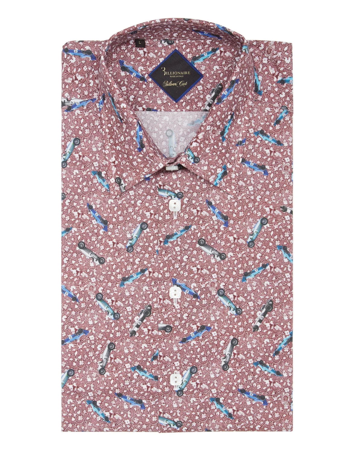 Shirt Silver Cut SS "Albert", цвет: Красный
