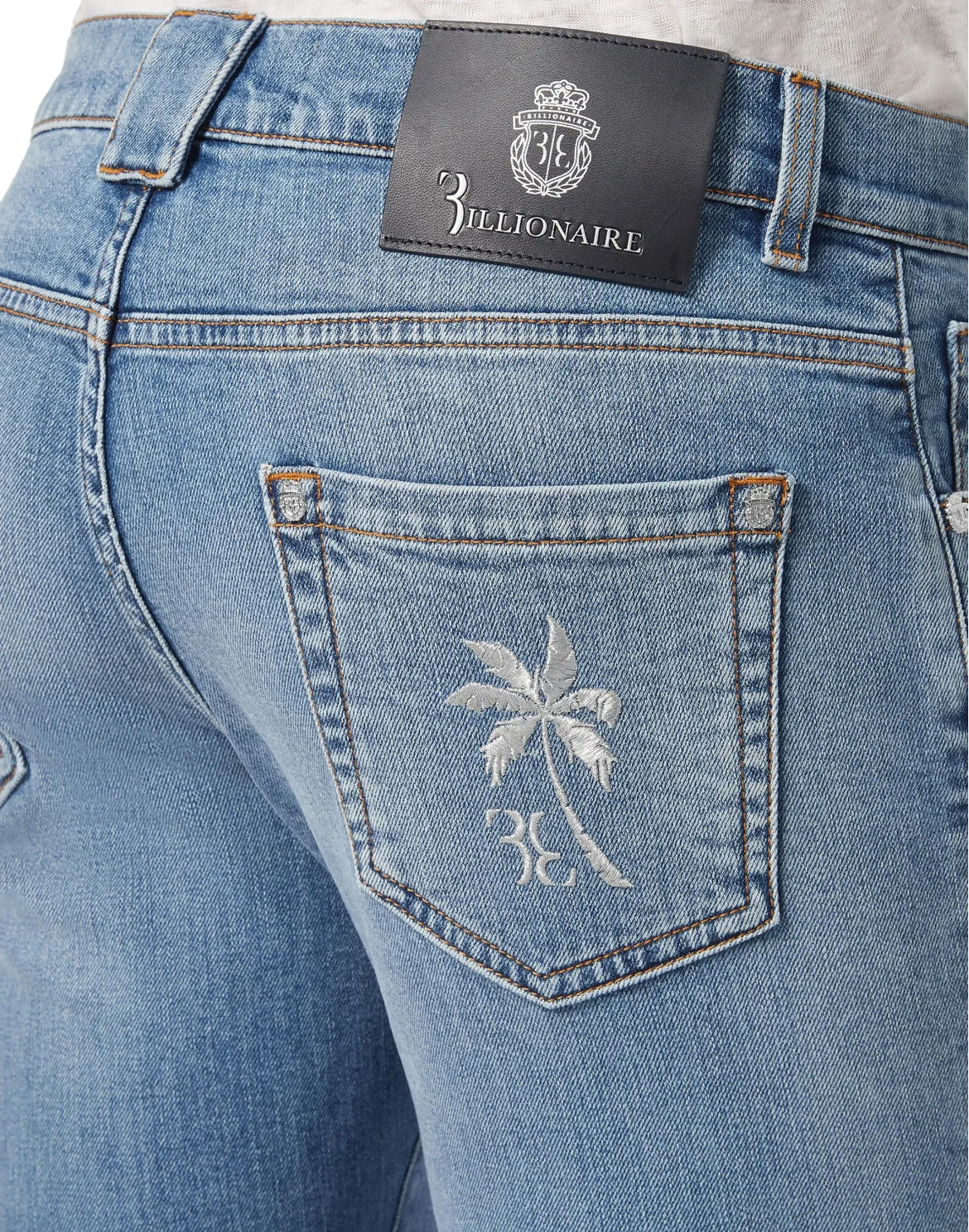Super slim fit Palms, цвет: Голубой
