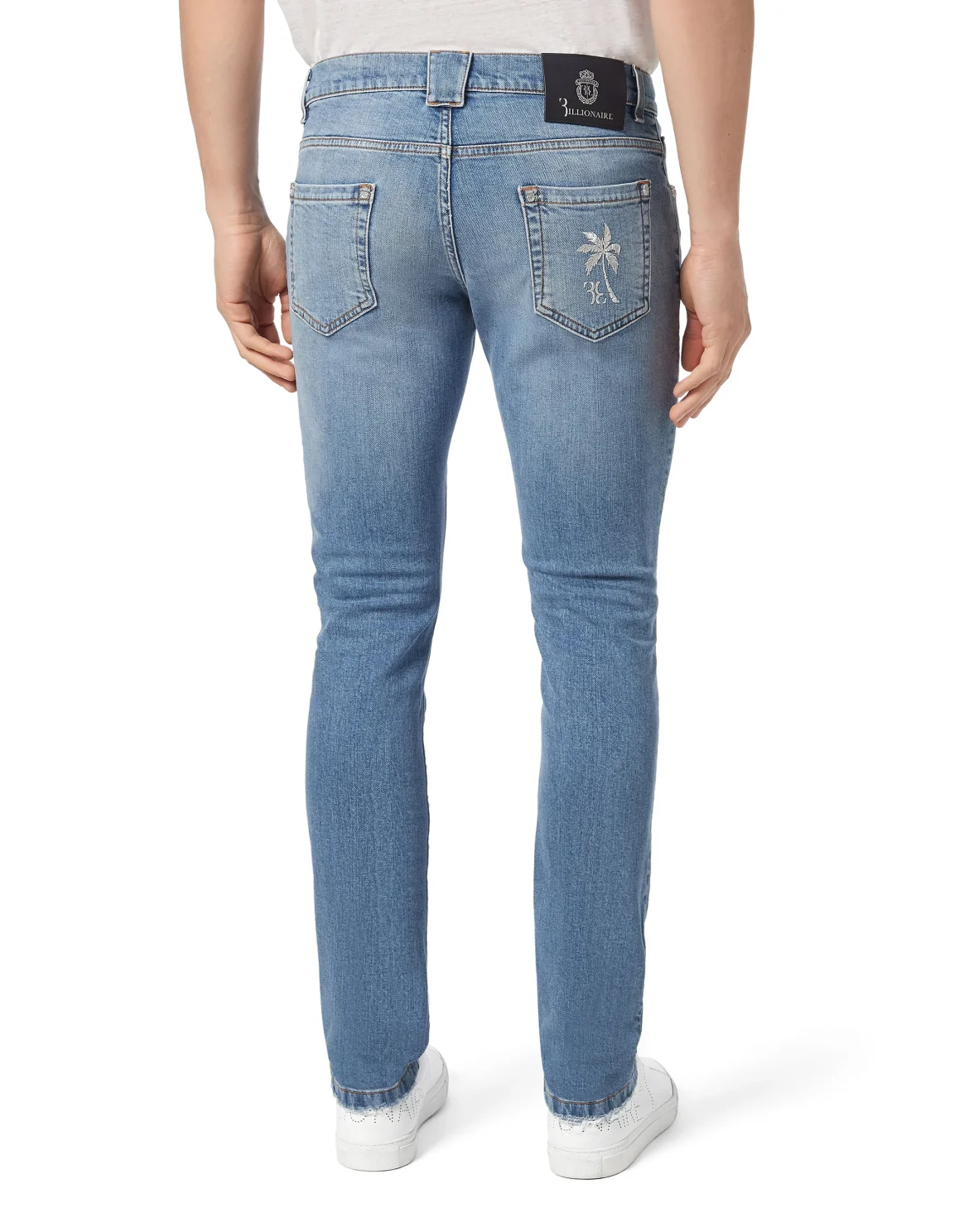 Super slim fit Palms, цвет: Голубой