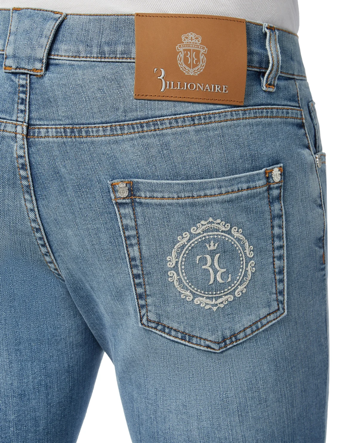 Super slim fit Baroque, цвет: Голубой