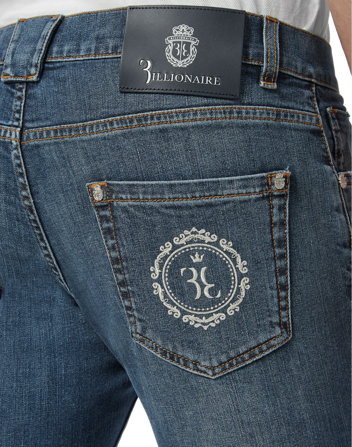 Super slim fit Baroque, цвет: Синий