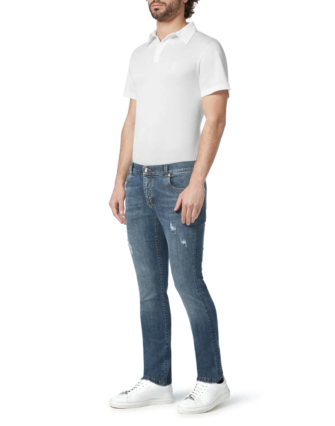 Super slim fit Baroque, цвет: Синий