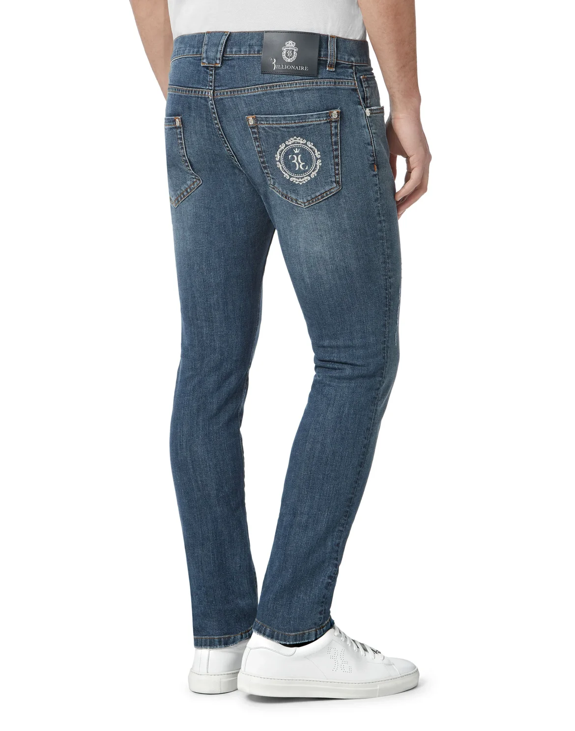 Super slim fit Baroque, цвет: Синий