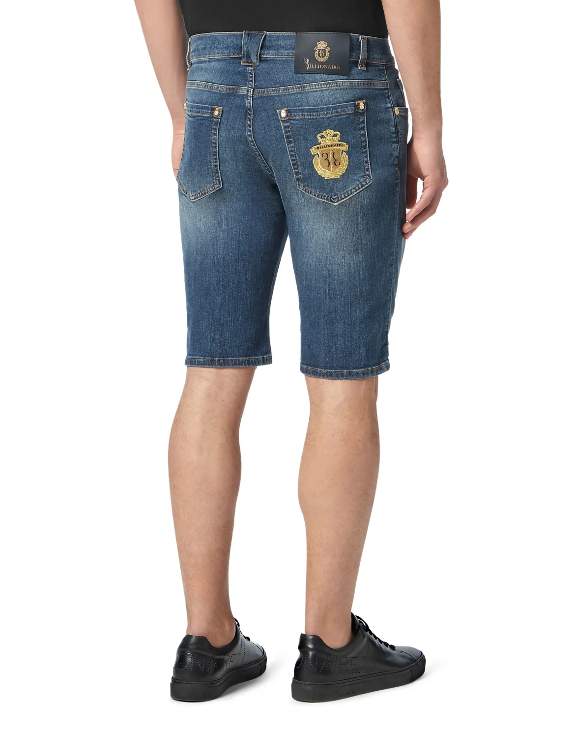 Bermuda Super Straight Cut Crest, цвет: Синий