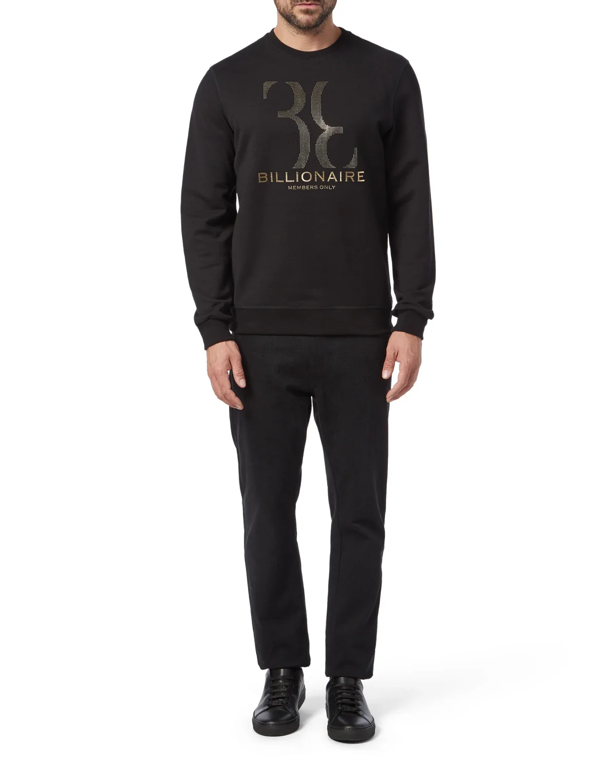 Sweatshirt LS Double B, цвет: Черный