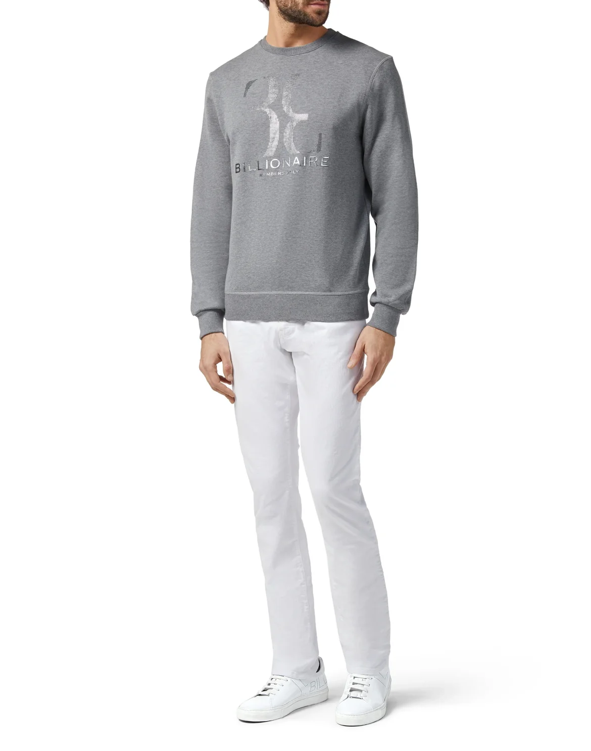 Sweatshirt LS Double B, цвет: Серый