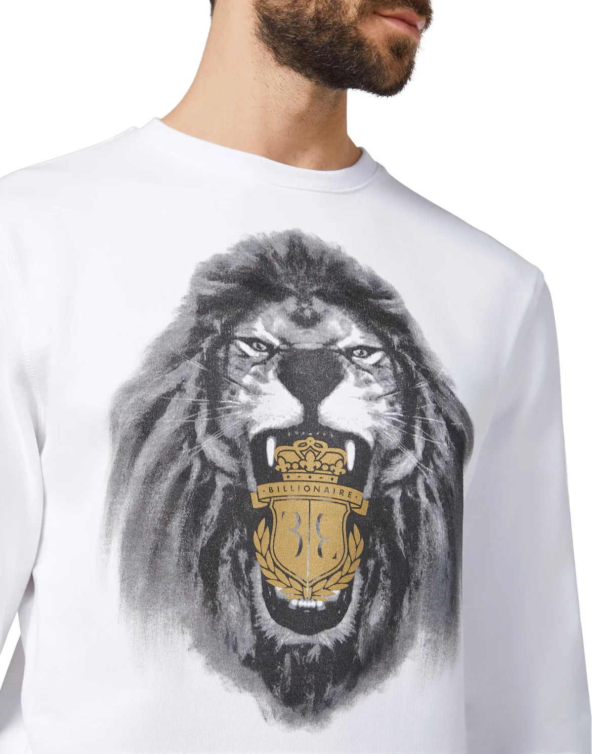 Sweatshirt LS Lion, цвет: Белый