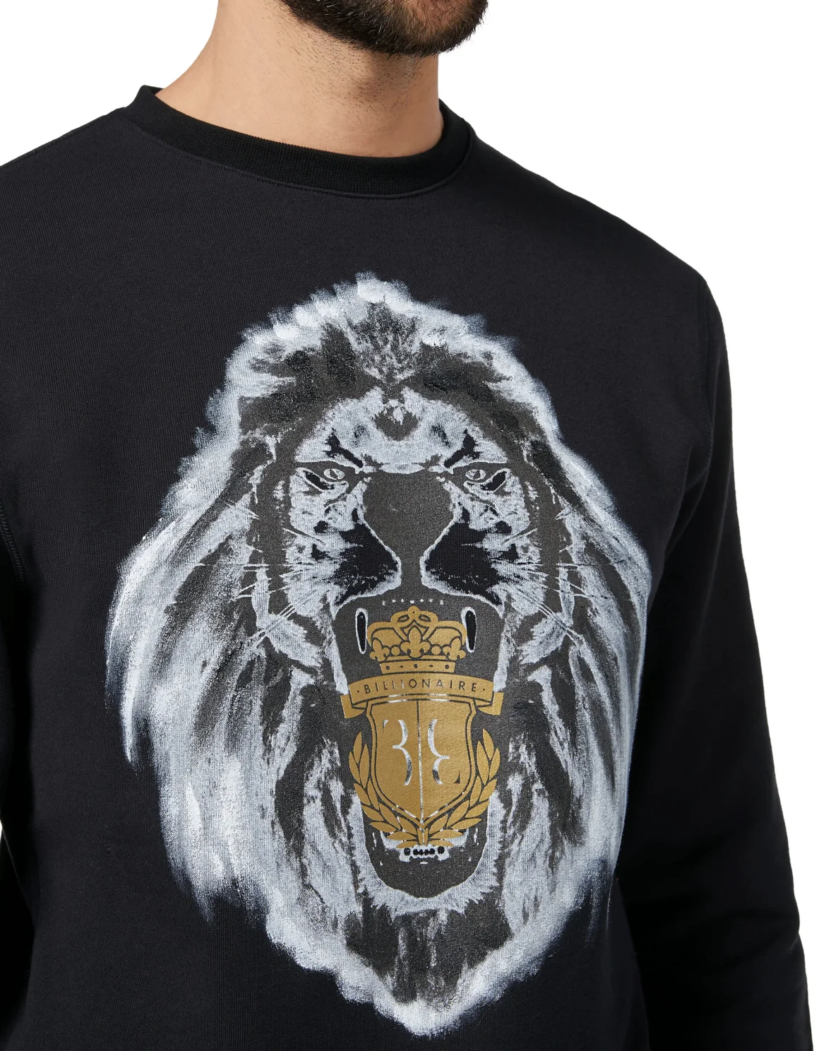 Sweatshirt LS Lion, цвет: Черный