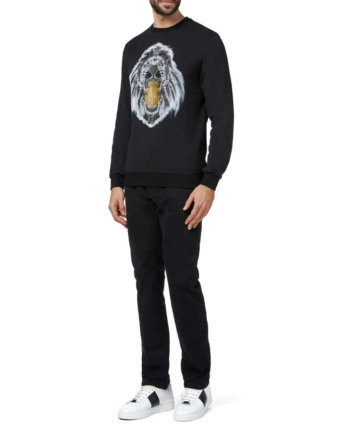 Sweatshirt LS Lion, цвет: Черный