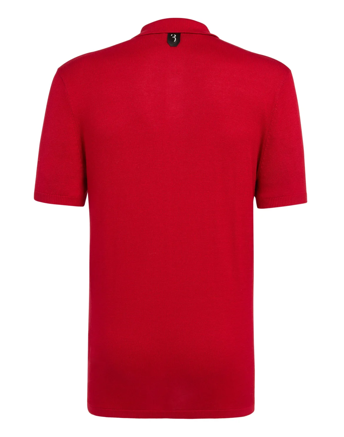 Pullover Polo-Neck SS Crest, цвет: Красный
