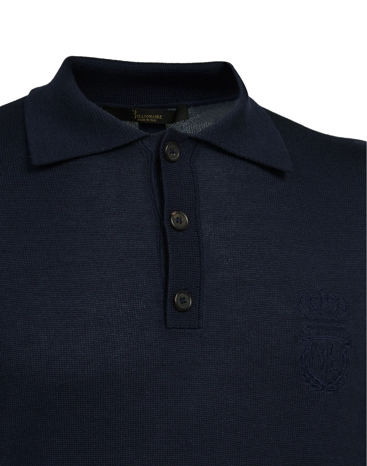 Pullover Polo-Neck SS Crest, цвет: Синий