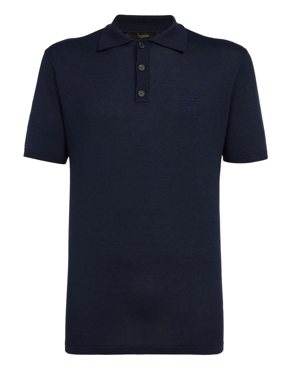 Pullover Polo-Neck SS Crest, цвет: Синий