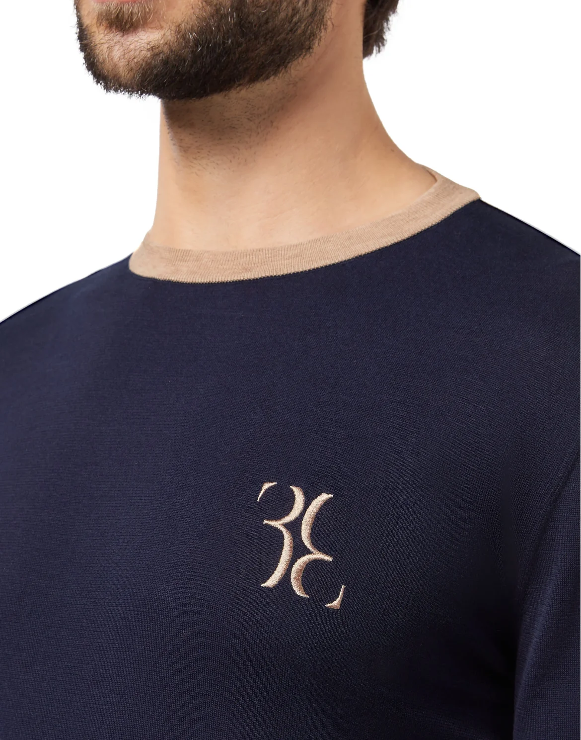 Pullover Round Neck LS Double B, цвет: Синий