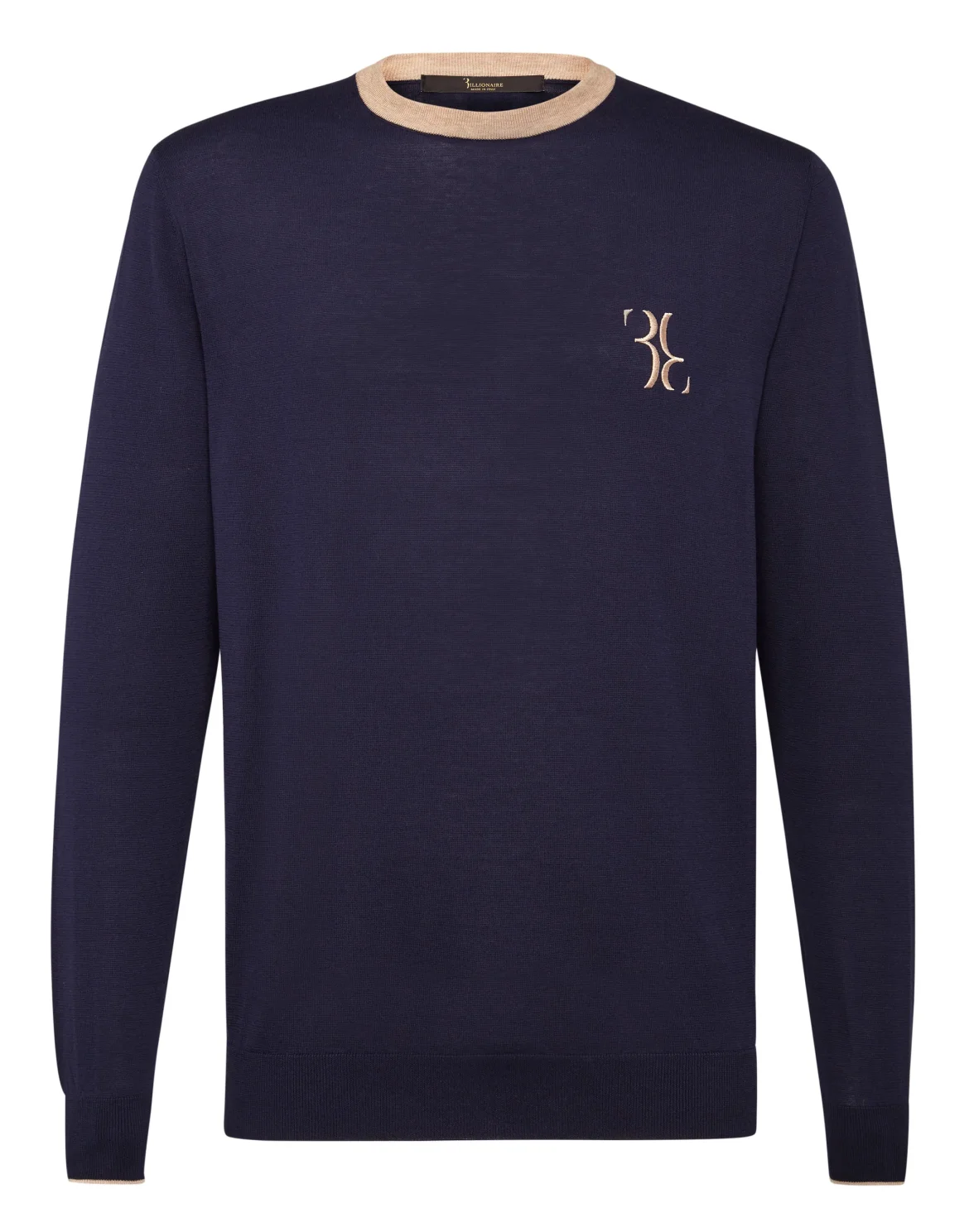 Pullover Round Neck LS Double B, цвет: Синий