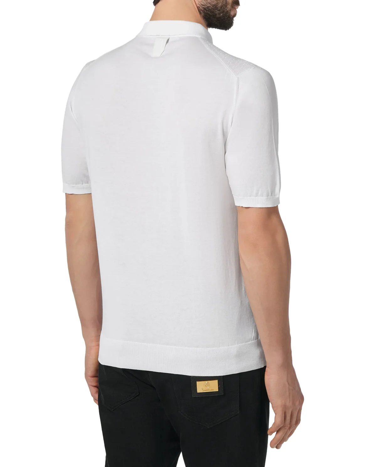 Pullover zip mock SS Luxury, цвет: Белый