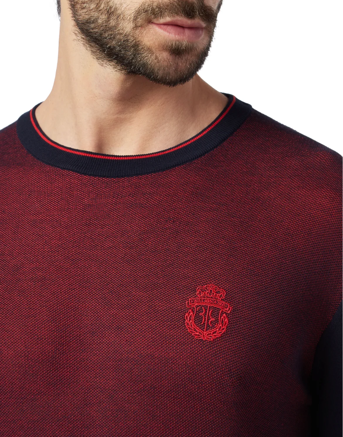 Pullover Round Neck LS Crest, цвет: Синий
