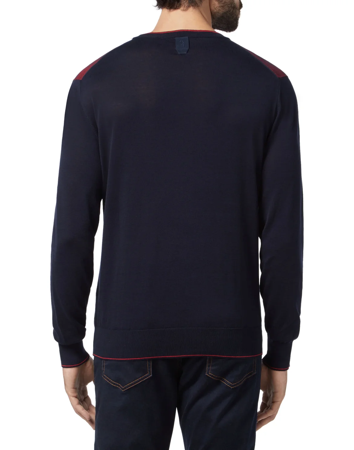 Pullover Round Neck LS Crest, цвет: Синий
