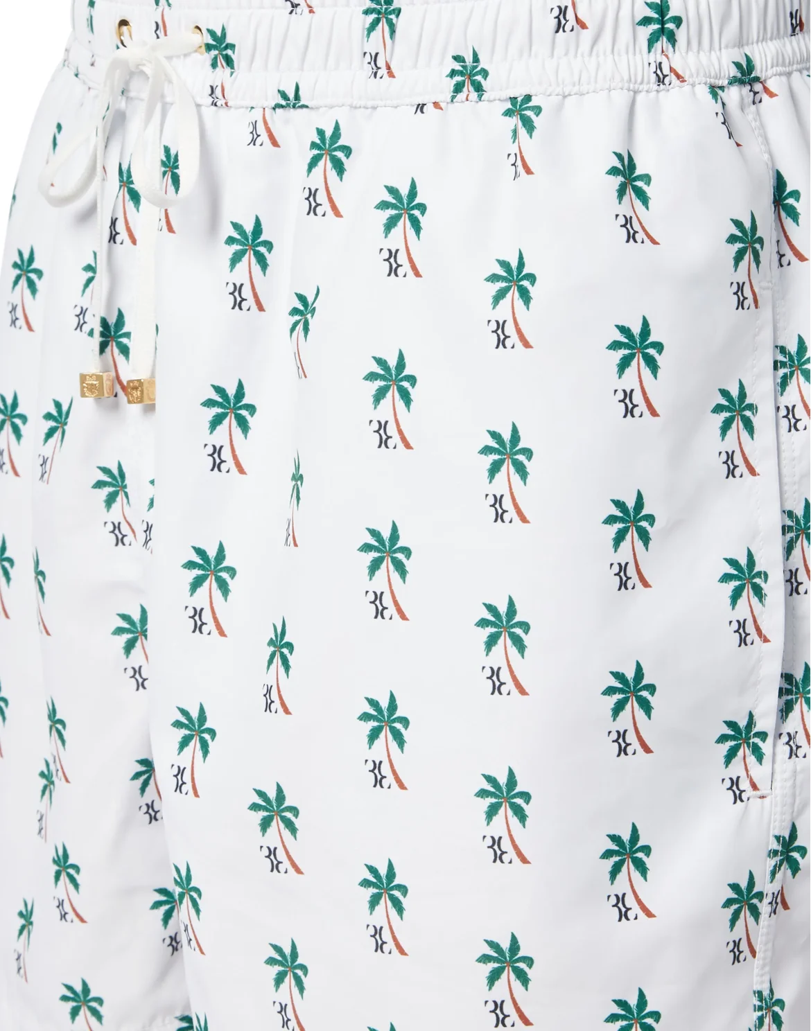 Beachwear Short Trousers Palms, цвет: Белый