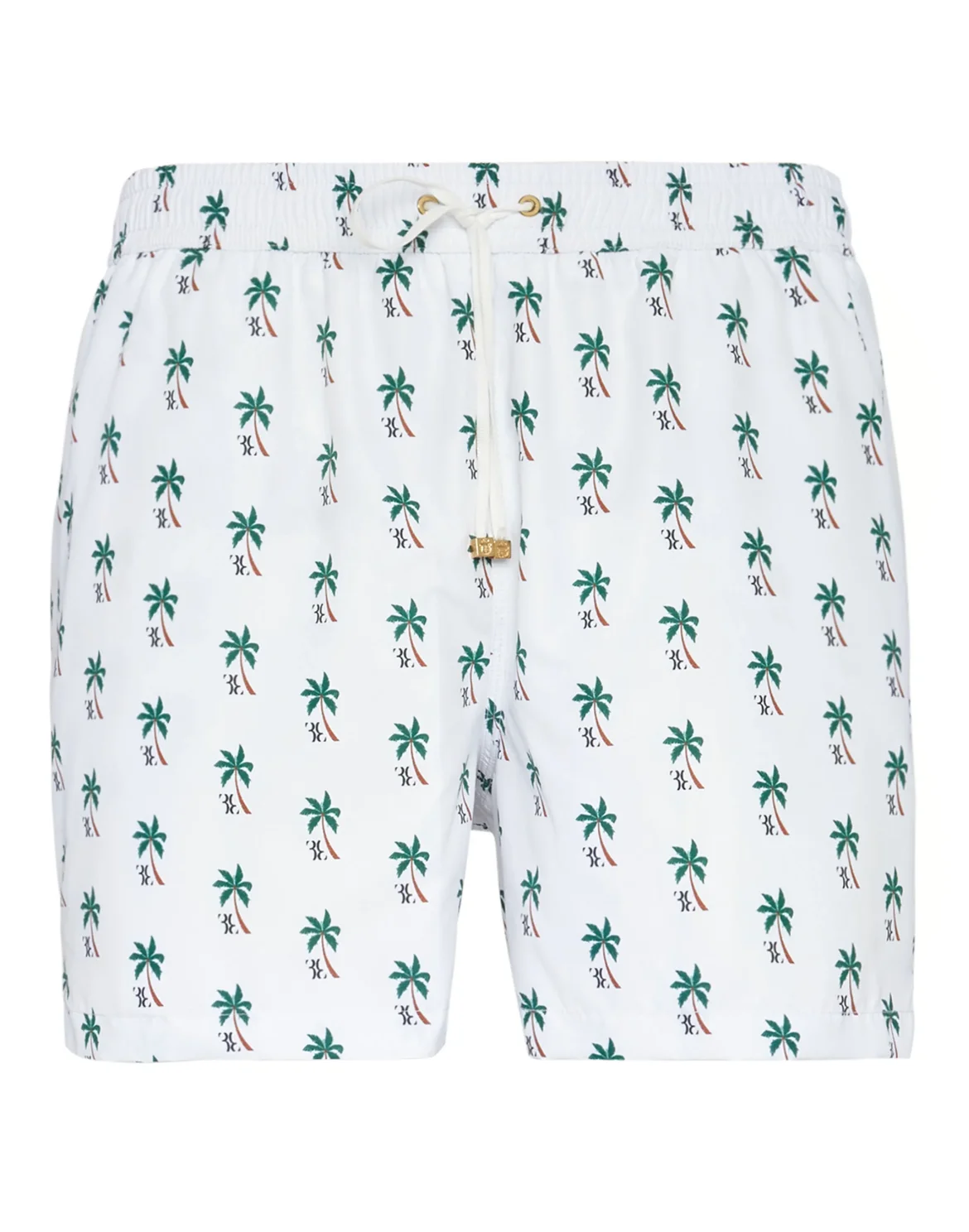 Beachwear Short Trousers Palms, цвет: Белый