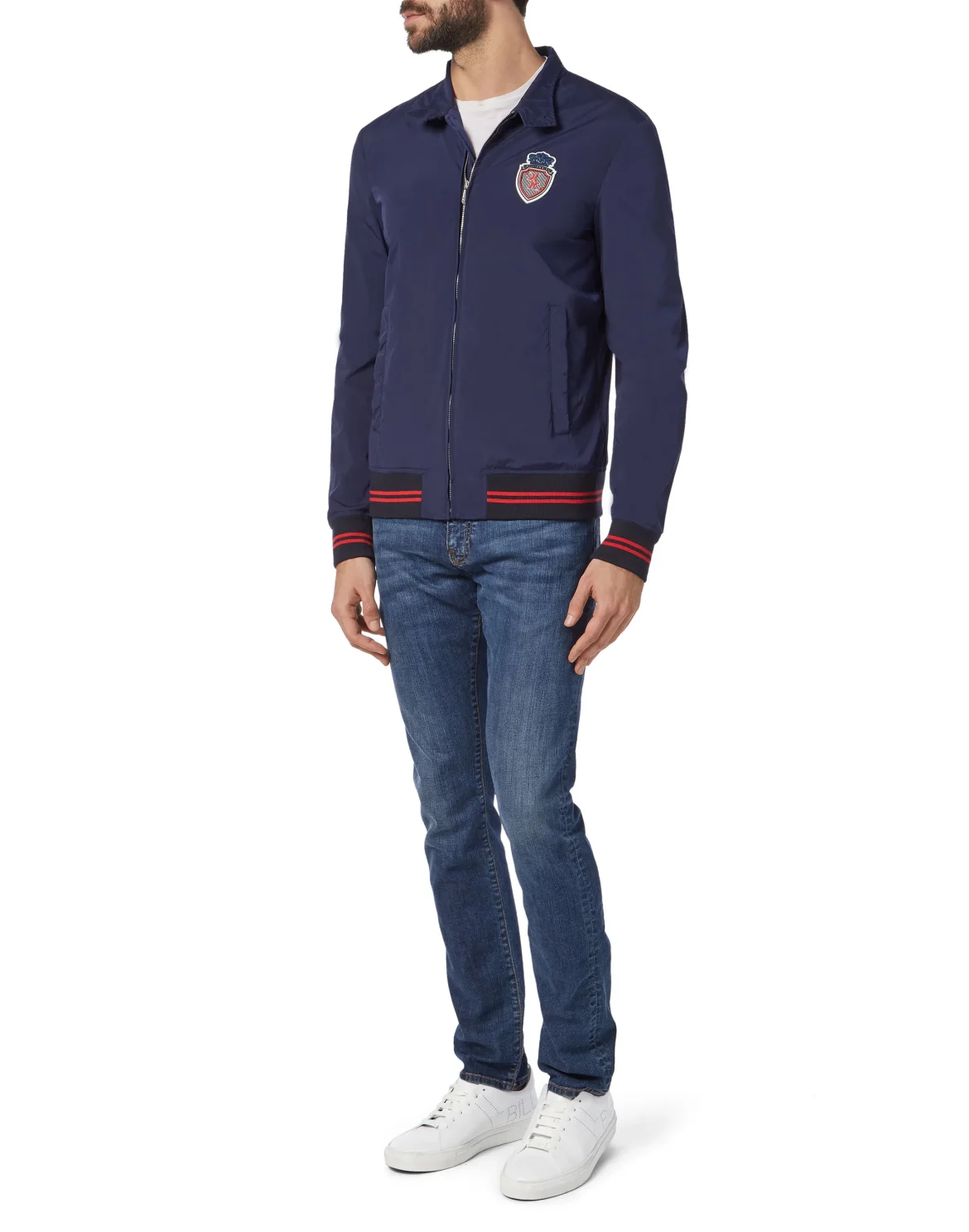 Bomber nylon Crest, цвет: Синий