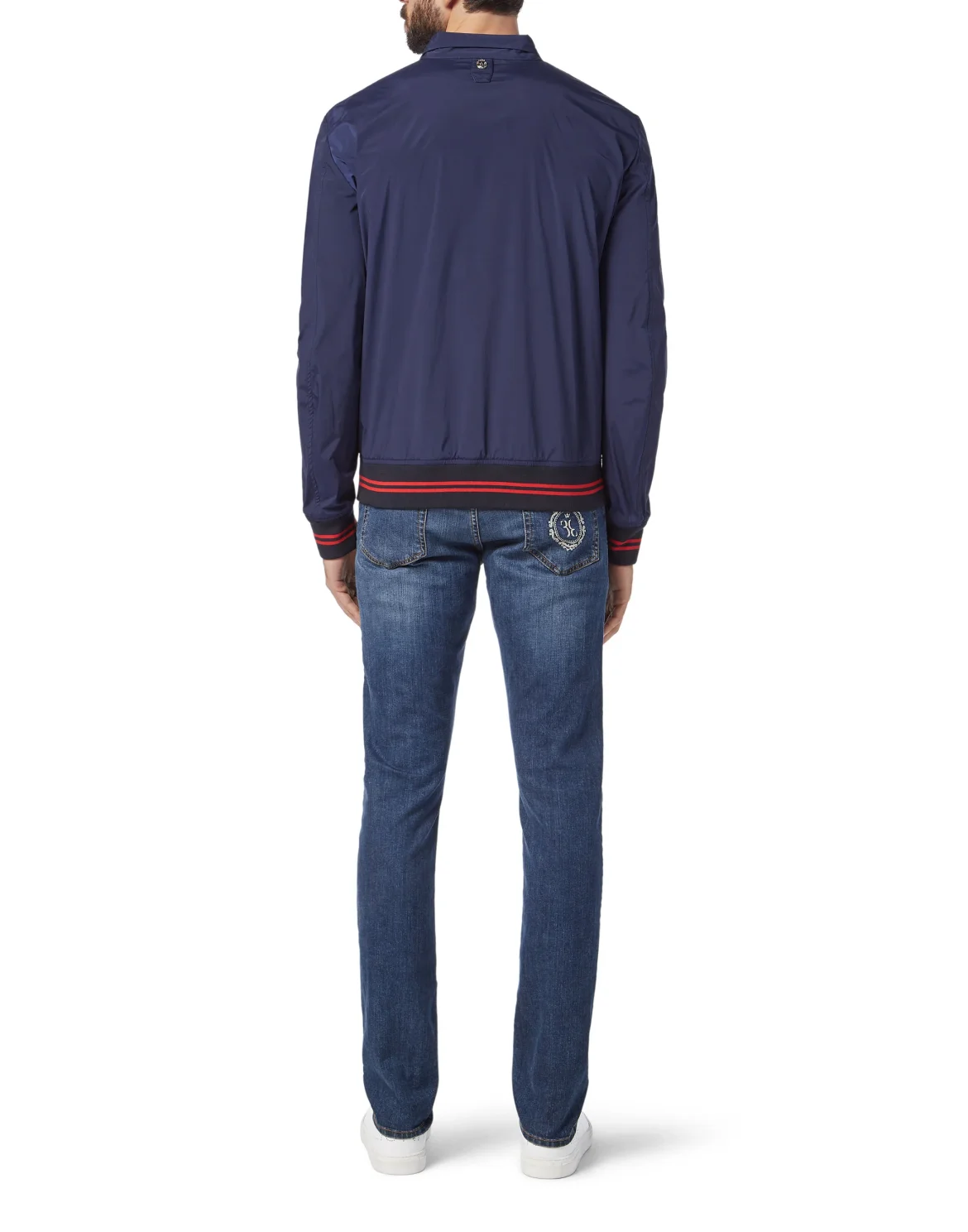 Bomber nylon Crest, цвет: Синий