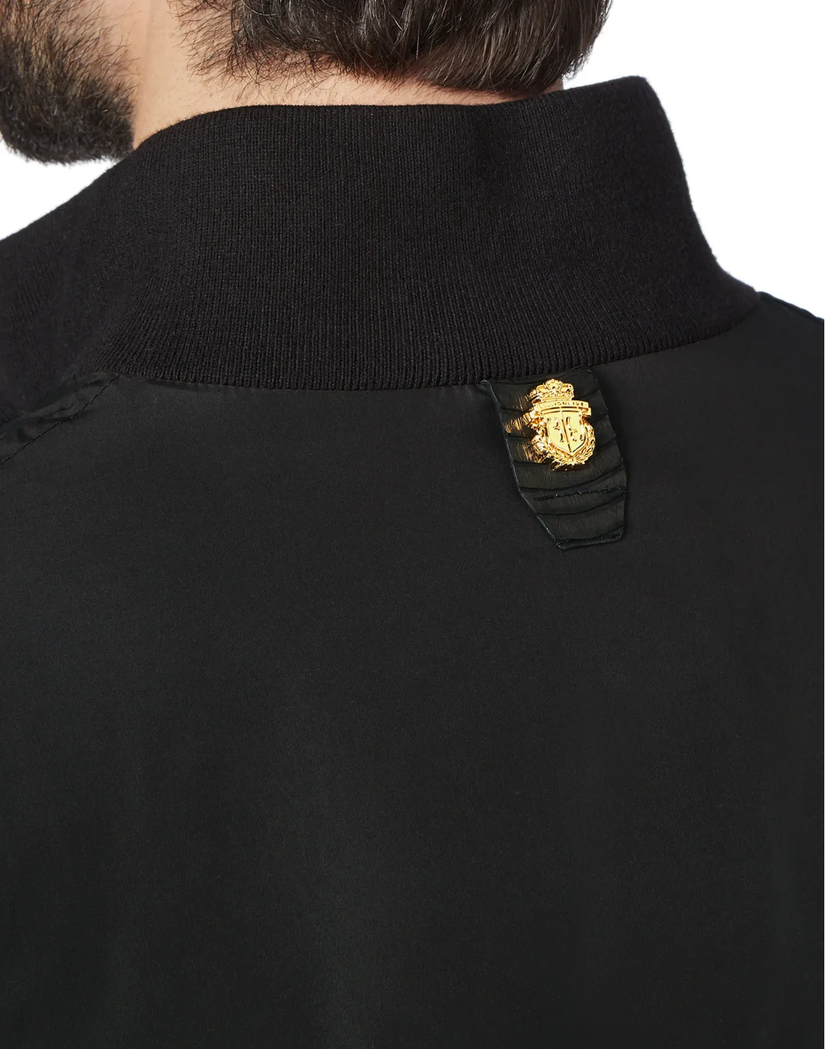 Bomber nylon Luxury, цвет: Черный
