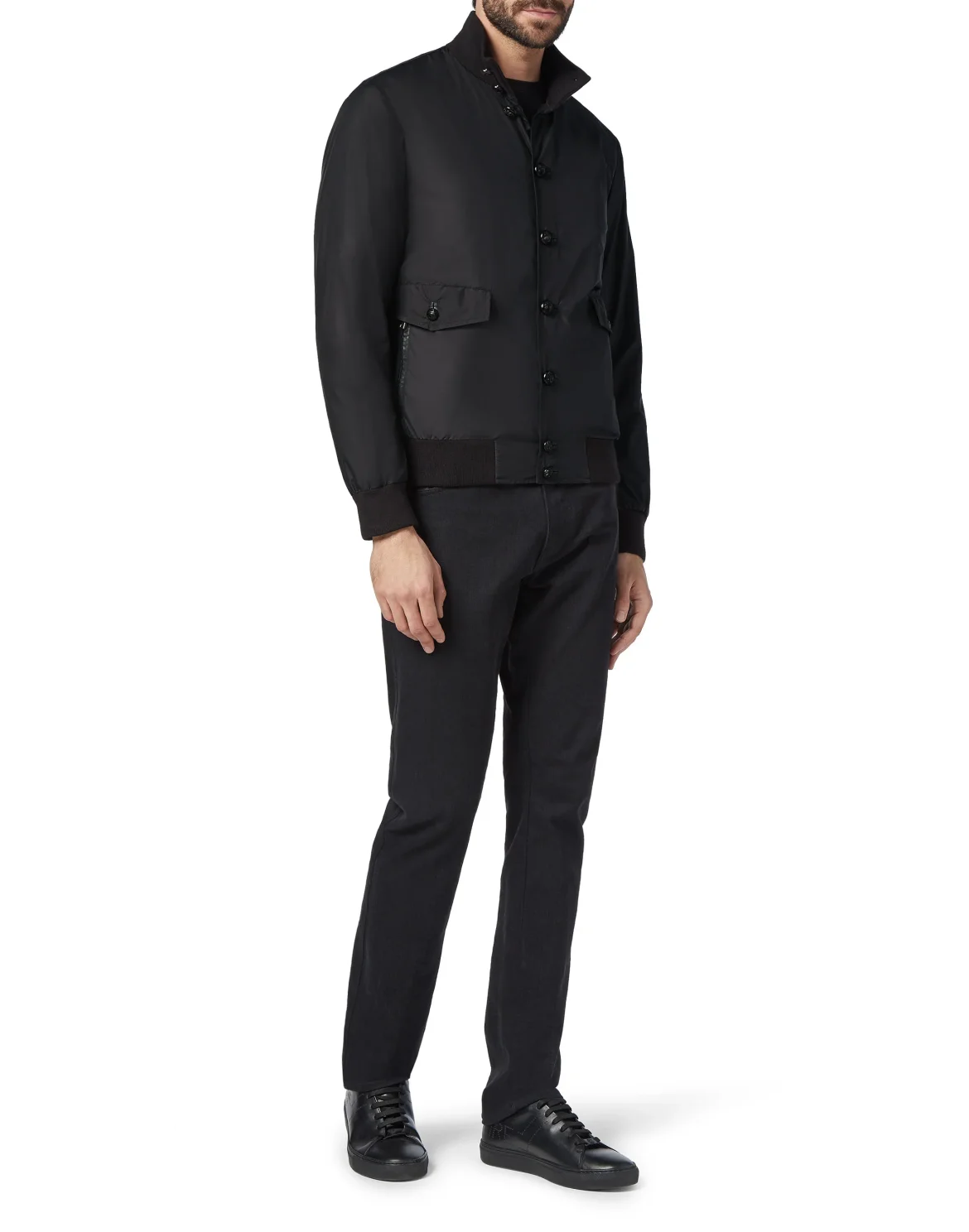 Bomber nylon Luxury, цвет: Черный