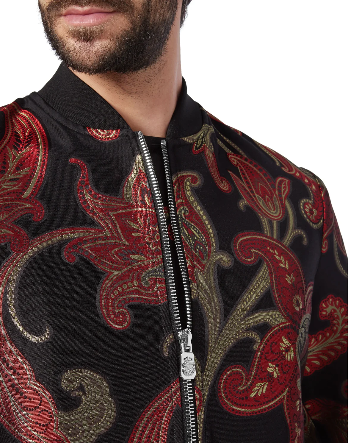 Bomber Paisley, цвет: Черный