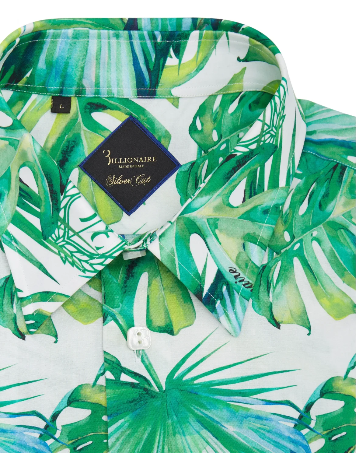 Shirt Silver Cut LS/Milano Palms, цвет: Белый