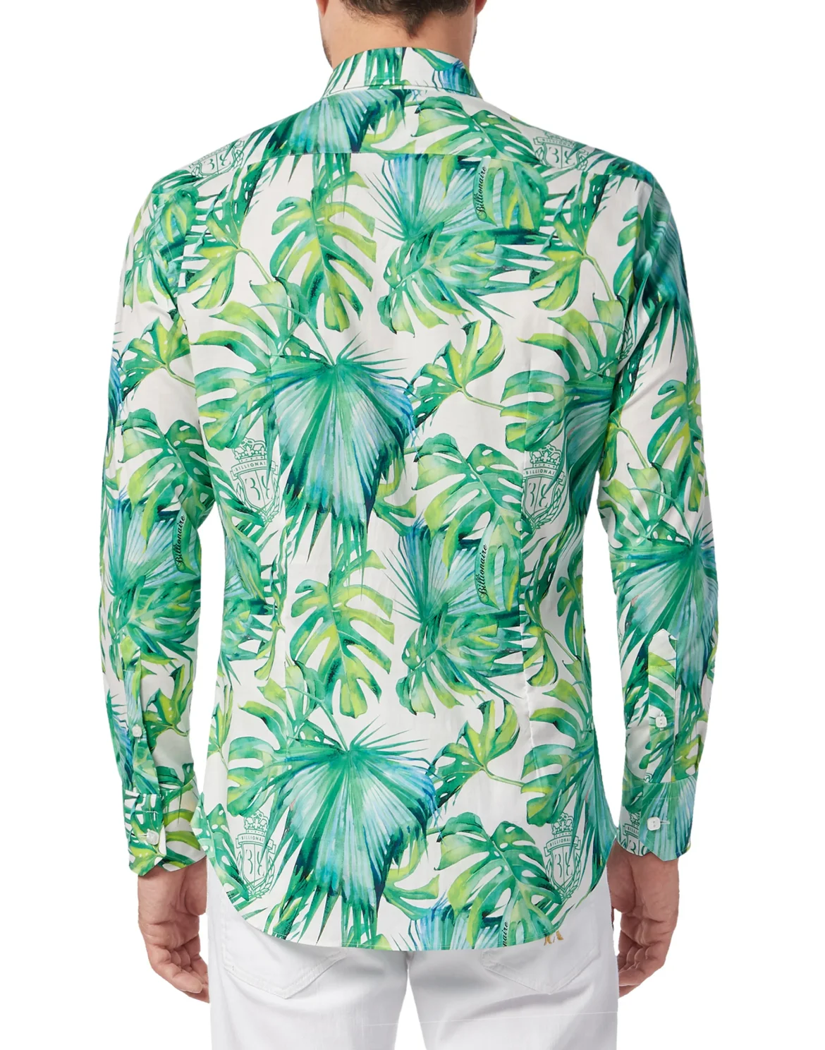 Shirt Silver Cut LS/Milano Palms, цвет: Белый
