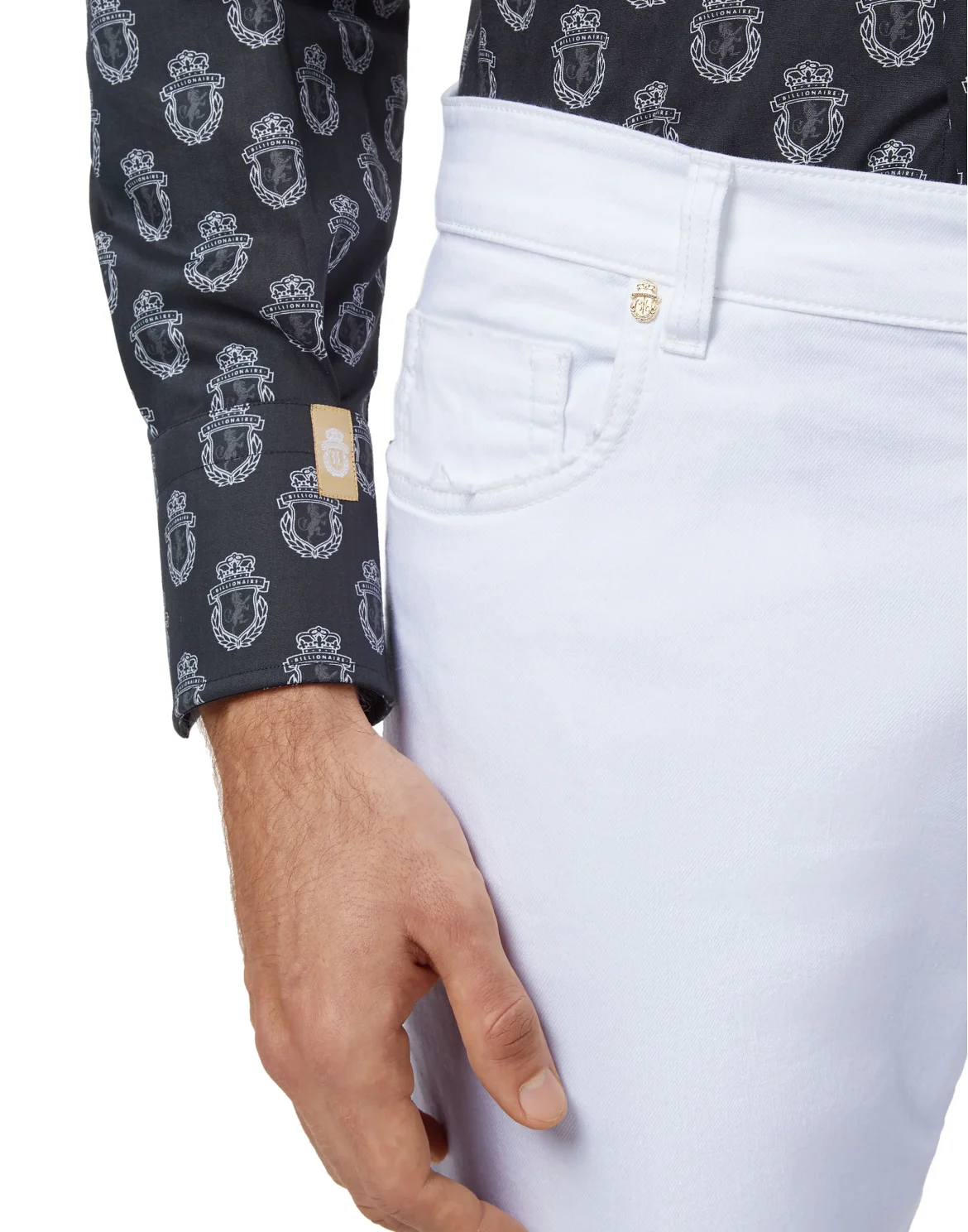 Shirt Silver Cut LS/Milano Lion, цвет: Черный