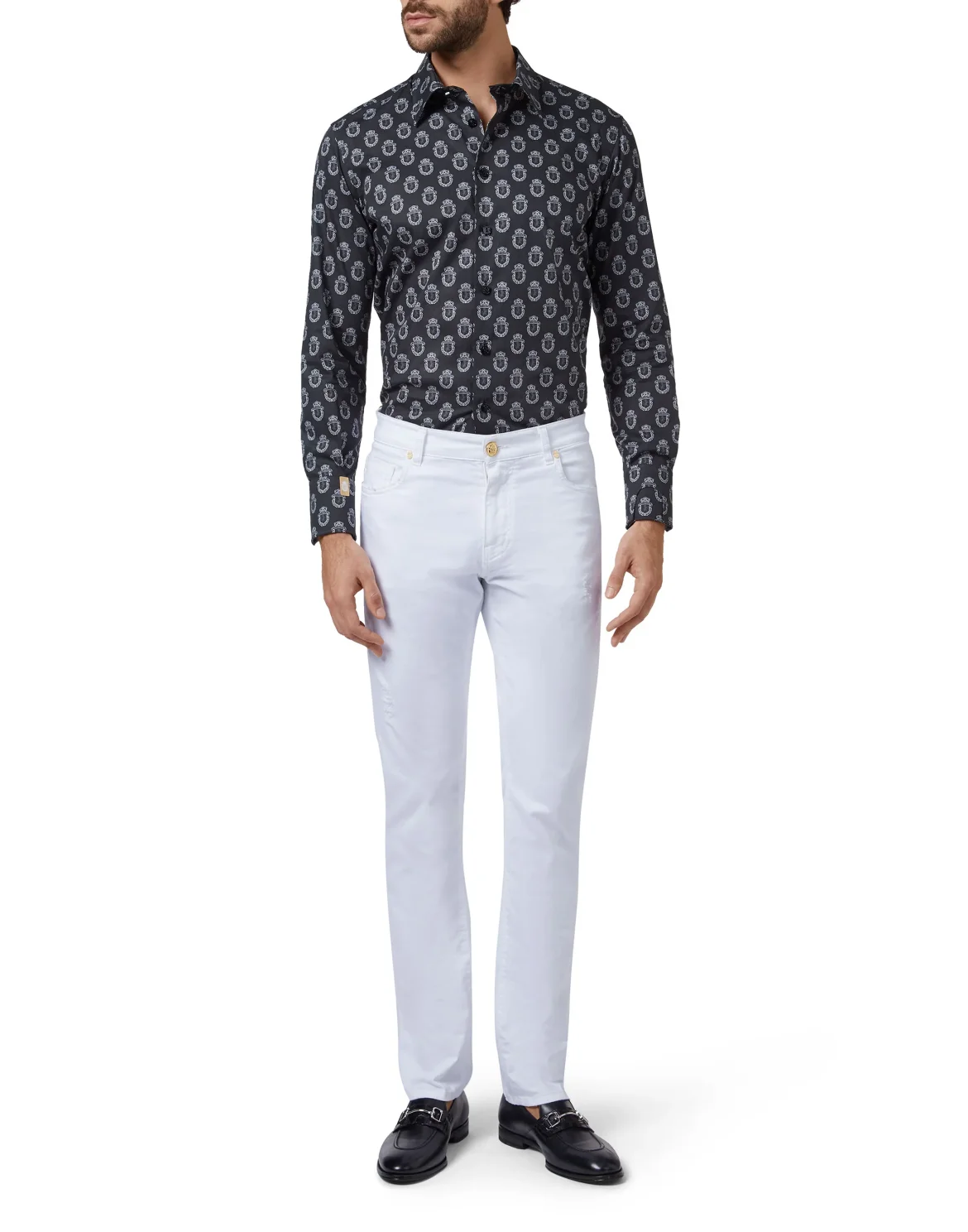 Shirt Silver Cut LS/Milano Lion, цвет: Черный