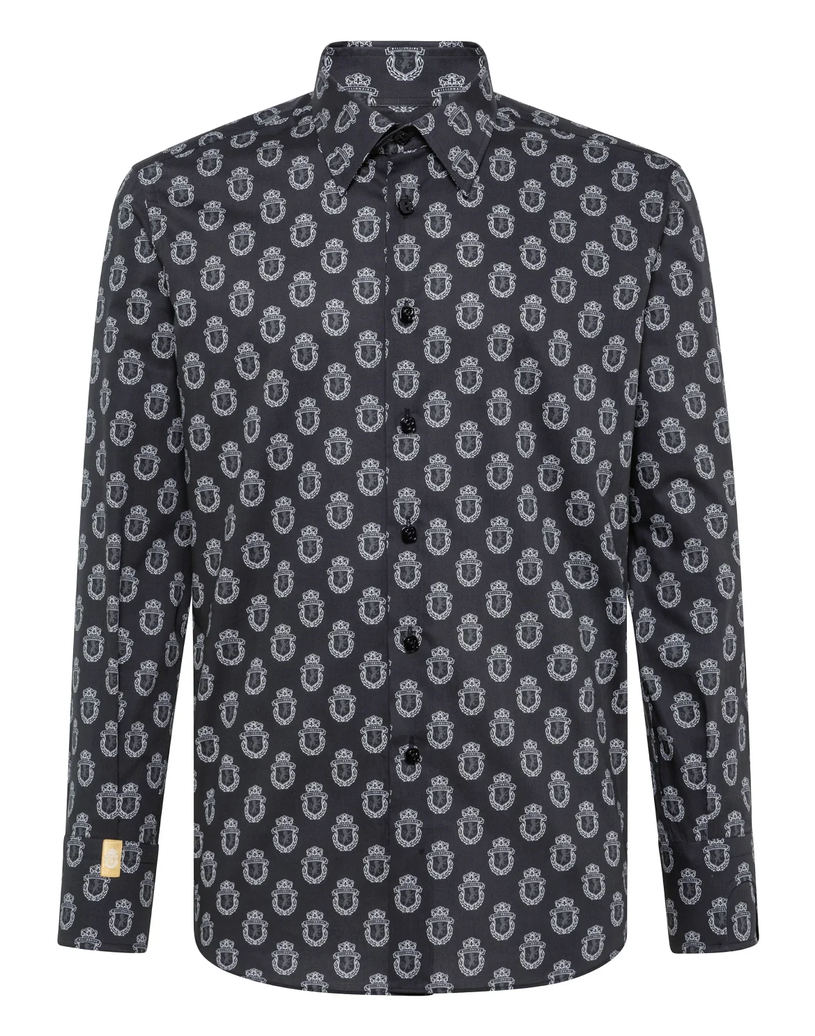 Shirt Silver Cut LS/Milano Lion, цвет: Черный