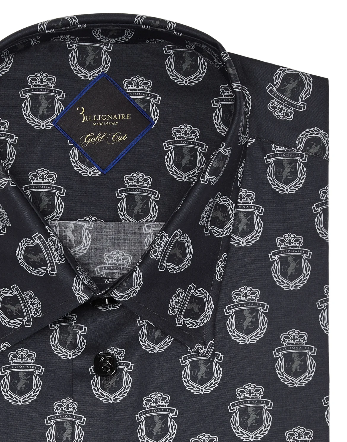 Shirt Gold Cut LS/Milano Lion, цвет: Черный