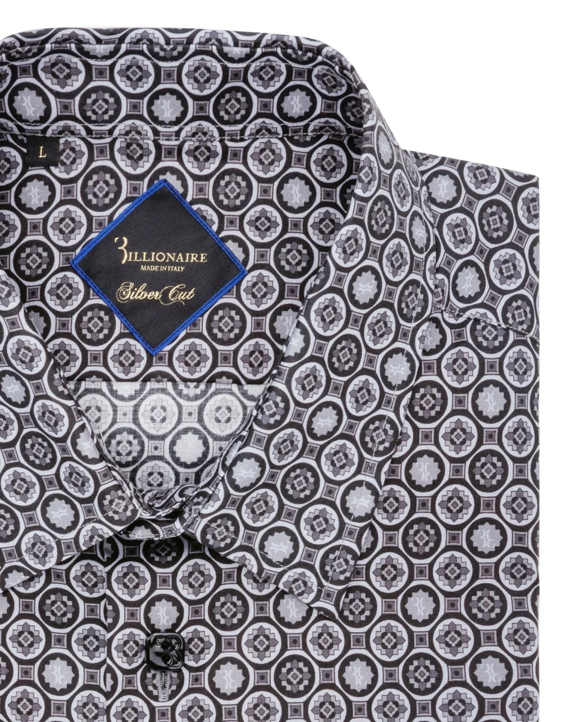 Shirt Silver Cut LS/Cristal Geometric, цвет: Черный