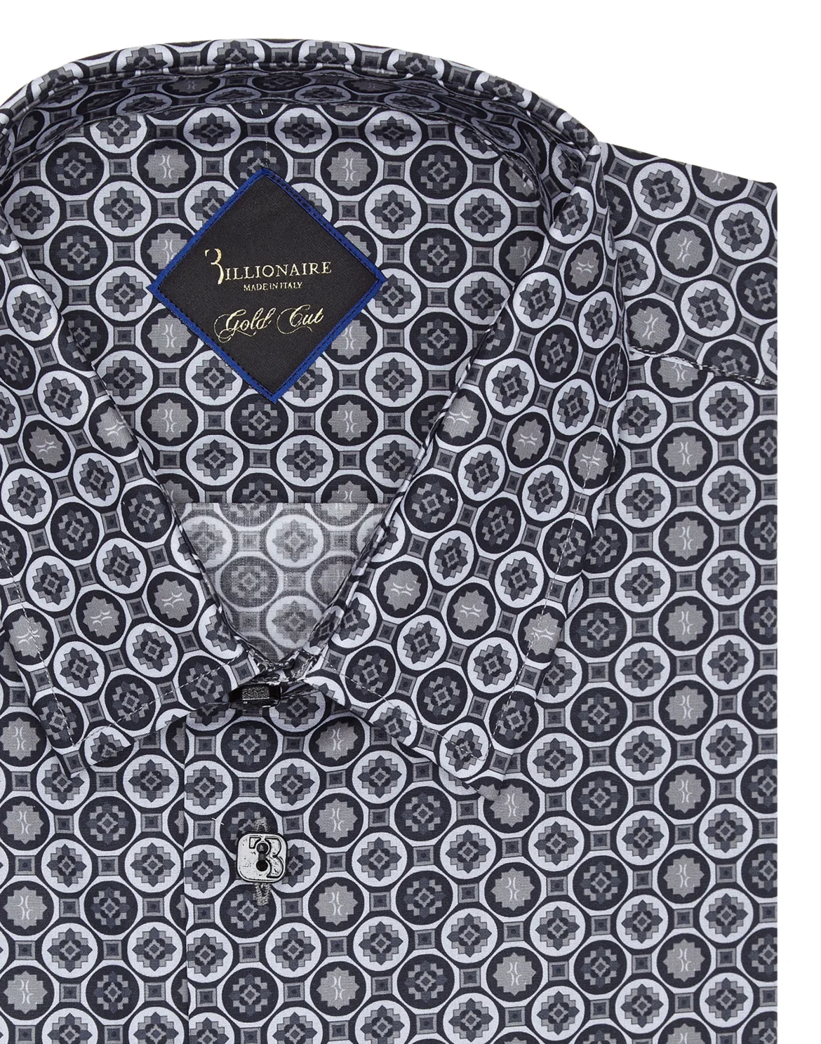 Shirt Gold Cut LS/Cristal Geometric, цвет: Черный