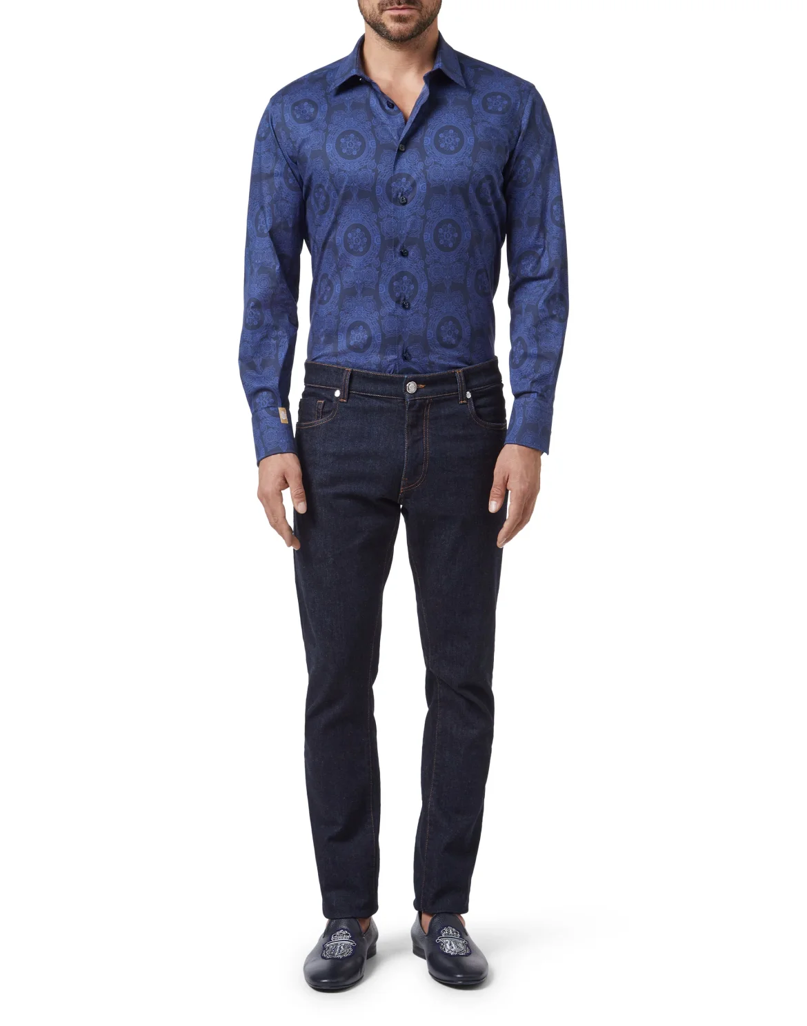 Shirt Silver Cut LS/Cristal Baroque, цвет: Синий
