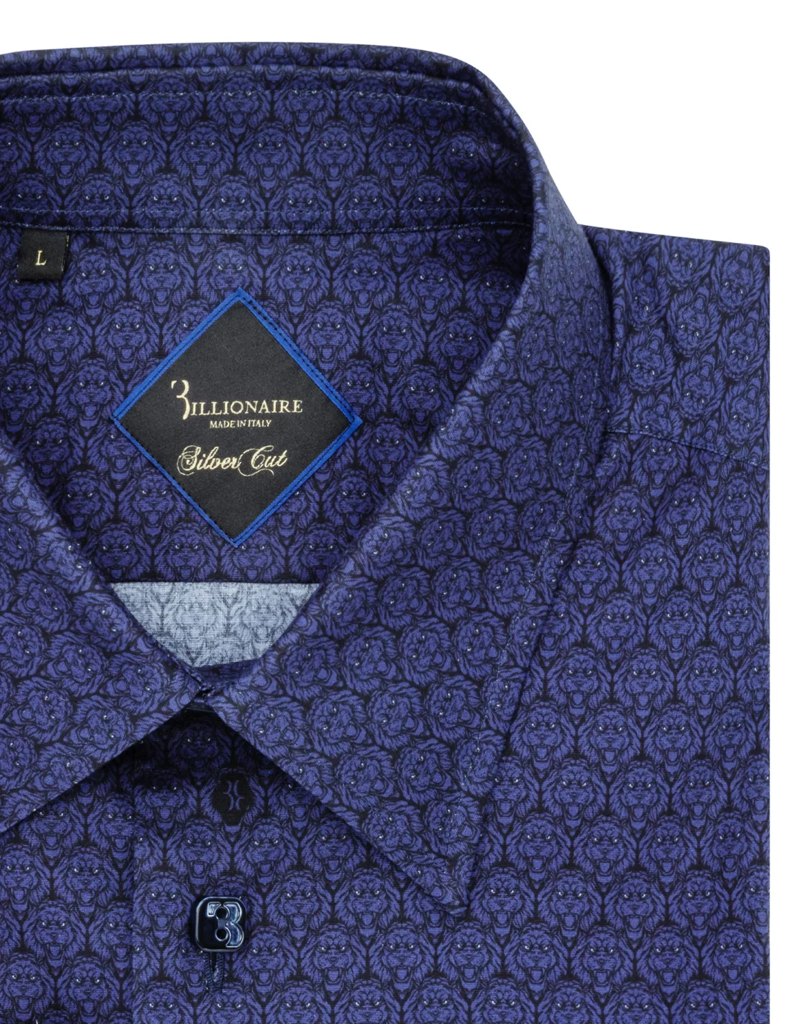Shirt Silver Cut LS/Milano Lion, цвет: Синий